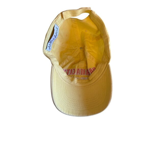 Panama City Beach Yellow Cap Hat By Alvins Island Adjustable - Picture 5 of 7